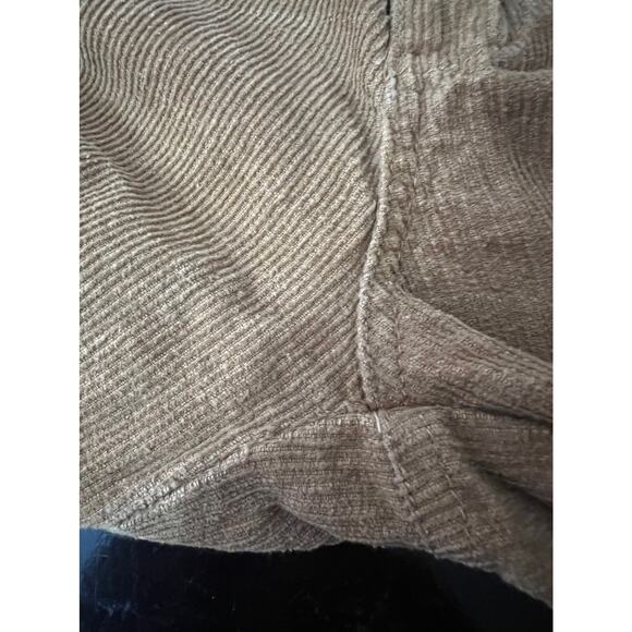 vestique khakis soft corduroy flared leg jeans size L large cotton patch pockets - Picture 9 of 12